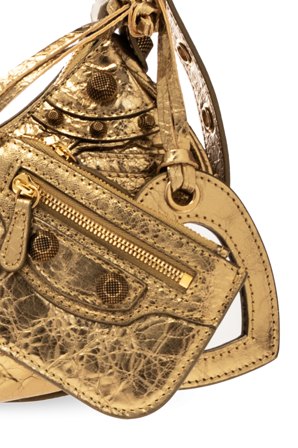 Gold 'Le Cagole XS' shoulder bag Balenciaga - AcmShops